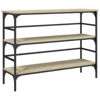 VidaXL Konsolentisch Sonoma-Eiche 100x32x75 cm Holzwerkstoff