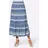 Classic Basics A-Linien-Rock Damen Paisley Rauchblau-Kalkmint Bedruckt 40