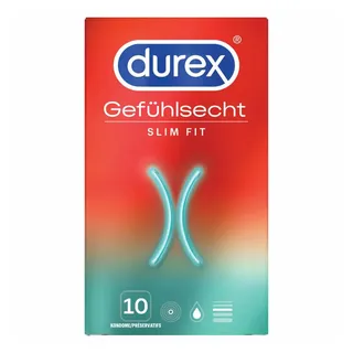DUREX Gefühlsecht Slim Fit 10 St.