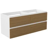 duschspa Waschtisch Unterschrank Waschbeckenunterschrank Waschtischunterschrank Badschrank, 50-120cm Hängeschrank, Matt / Hochglanz 120 cm x 52 cm x 46 cm