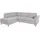 sit&more Ecksofa SIT & MORE "Arngast L-Form", silber, B:245cm H:84cm T:194cm, Sofas, Ecksofa, inklusive Kopfteilverstellung und Federkern