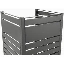 DEGAMO Sichtschutz LÜBECK 85 x 85 x 120 cm grau