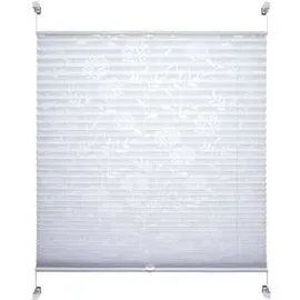 LIEDECO Klemmfix-Plissee 60 x 130 cm Polyester Weiß