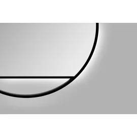 Talos DSK LED Lichtspiegel Silver Cosmos 60 cm schwarz