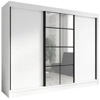 a&j möbelland Schiebetürenschrank ORAVELLE 200 x 215 x 59,5 cm Weiß