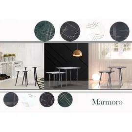 GUTMANN FACTORY Beistelltisch 2er Set ¦ weiß