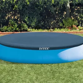 Intex Poolabdeckung blau Ø 396 cm