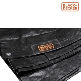 Black & Decker BLACK+DECKER Schwarze Anhängerplane 1,6 x 2,5 m