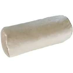 Nackenrolle Cozy Samt beige