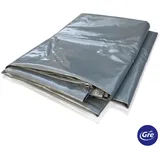 PVC Winterabdeckplane für Holzpool 658 x 360 cm grau