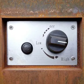 Intergrill Gas | Feuerstelle aus Cortenstahl 125 x 50 x 81,5 cm