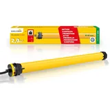 Schellenberg Rohrmotor Mini für 40 mm Stahlrohrwellen, SW 40, ideal für Kunststoff Rolladen bis 2 m2 Fläche, Rolladenantrieb