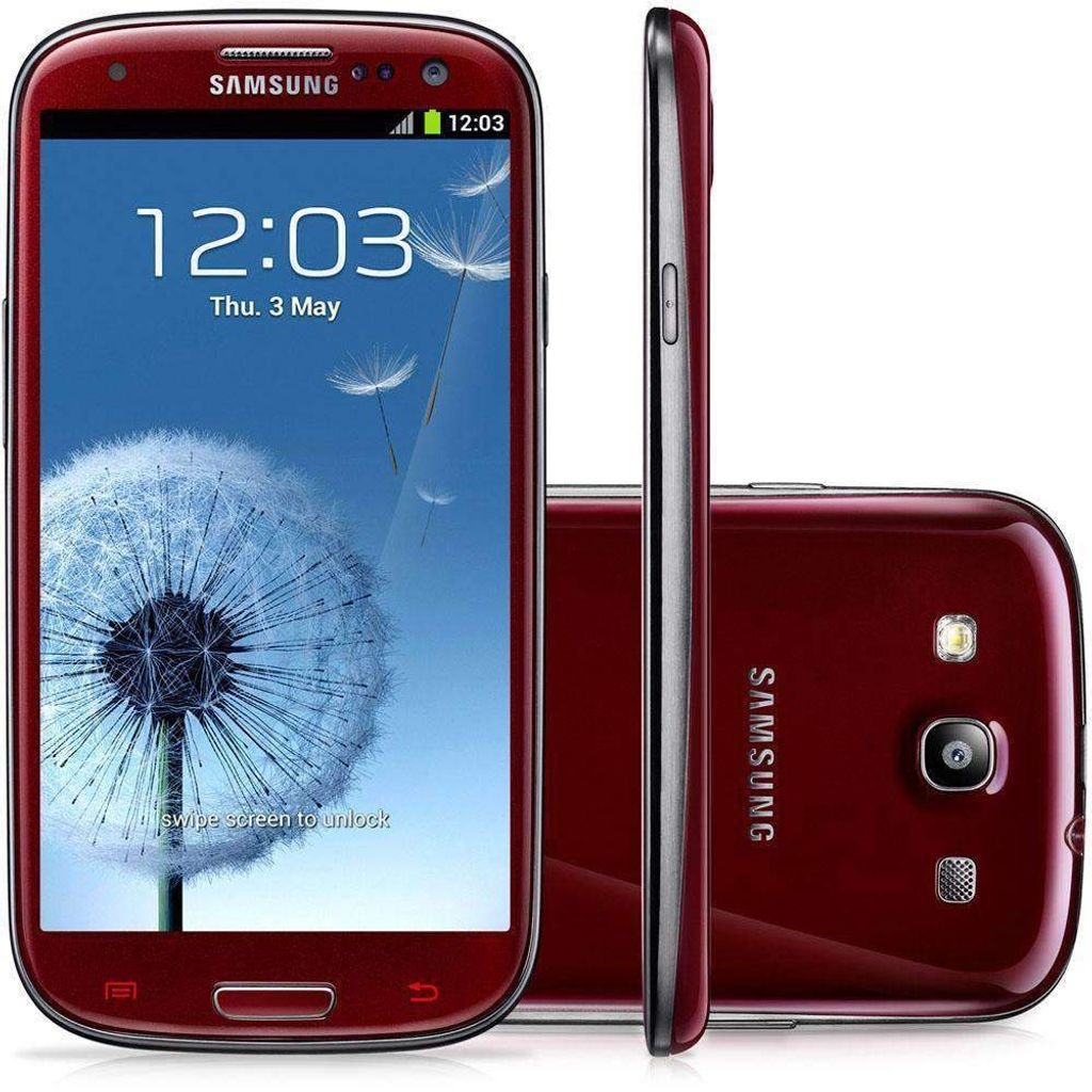 Samsung Galaxy S3 I9300 16GB Smartphone Garnet Red Rot Neuversiegelt