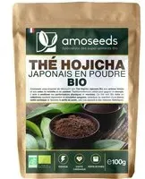 Amoseeds Thé Hojicha Japonais Bio en Poudre 100 g