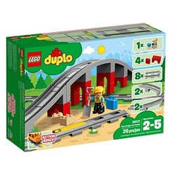 LEGO® Duplo 10872 Eisenbahnbrücke und Schienen Bausatz