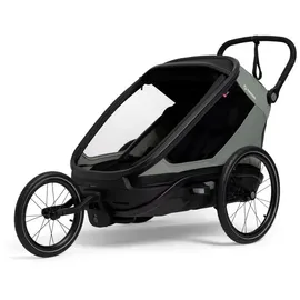 Hamax Kinderanhänger Cocoon grün/schwarz 2023