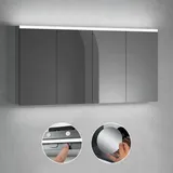 neoro n50 Advance | n50T46 Spiegelschrank B: 160 cm mit 4 Türen, mit Beleuchtung, mit einstellbarer Farbtemperatur, BN0521MI,