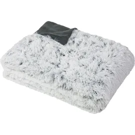 ZOLLNER Kuscheldecke 220 x 240 cm Grau