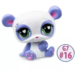 Littlest Pet Shop: Figur #16 - lila Panda
