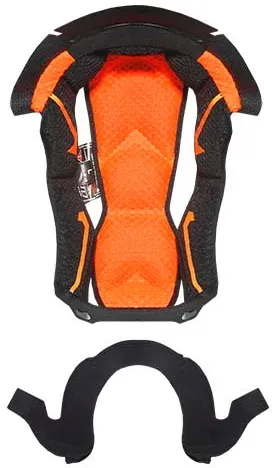 LS2 MX703 Innenfutter, schwarz-orange, Größe 3XL für Männer