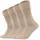 CAMANO Sneakersocken 4er Pack Beige 43-46
