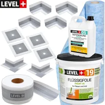 Level + Dichtset Flüssigfolie 25 kg