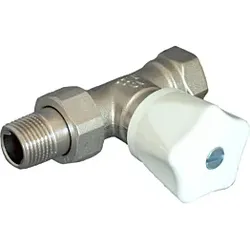 Oventrop Baureihe HRV Handregulierventil 1191604 1/2", Durchgang, Messing vernickelt