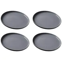 Ritzenhoff & Breker Speiseteller Jasper ø 26.0 cm 4er Set Schwarz