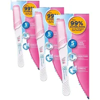 TESTAmed® DIAGNOSTICS Schwangerschaftsfrühtest, der Schwangerschaftstest liefert ein sicheres Testergebnis von über 99% (Packung mit 3)