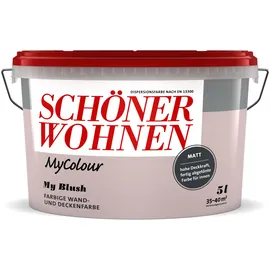 Schöner Wohnen MyColour Wandfarbe My Blush Rosa matt 5 l
