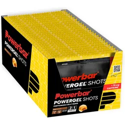 Powerbar PowerGel Shots Cola 24x60g - High Carb Energie Gummis + 75mg Koffein EINHEITSFARBE 24 x 60 g