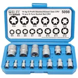 CCLIFE Torx Steckschlüssel Set 14-tlg.