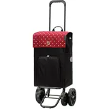 Andersen Shopper Manufraktur ANDERSEN Quattro Malit" rot (rot/schwarz) Fahrgestelltragkraft 50 kg