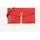 Valentino Luxe Umhängetasche Kunstleder Rot