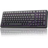AULA F99 Pro Mechanische Gaming Tastatur,3-Modus Wireless Mechanische Tastatur,Fünfschichtige Polsterung Struktur,Seitlich Graviert,RGB,QWERTY,Hot-swap Custom Keyboard (Grau)