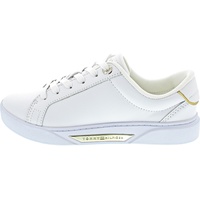 Tommy Hilfiger Damen Court Sneaker Schuhe, Weiß (White), 37