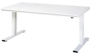 RAU Werktisch adlatus 300 elektrisch höhenverstellbar EGB-Arbeitsplatte mit Melaminharzbeschichtung (volumenleitfaehig) 2000 mm x 1000 mm