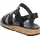 Paul Green Sandale Damen Schwarz 38