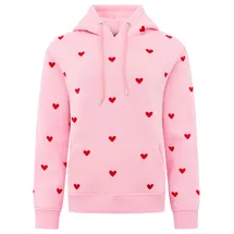 Zwillingsherz Hoodie Hearts Pink LXL