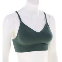 Odlo Seamless Low Damen Sport-BH-Oliv-Dunkelgrün-S