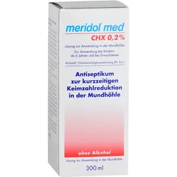 Meridol med CHX 0,2% Lösung zur Anwendung in der Mundhöhle
