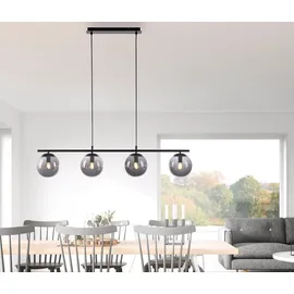 just light. Just Light Pendelleuchte Big Widow 4-flammig Schwarz