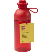 LEGO Trinkflasche Transparent Rot -