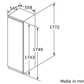 Bosch Serie 8 KIF81HOD0 Einbaukühlschrank (289 l, 1772 mm hoch)