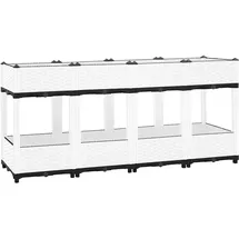 vidaXL Hochbeet 160 x 40 x 71 cm Grau