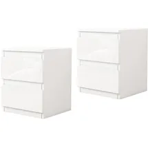 Hti-Living Nachtschrank Kenji 33 x 32 x 41 cm Weiß