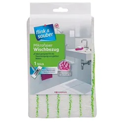 flink & sauber Mikrofaser Wischbezug für Bodenwischer