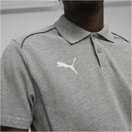 Puma teamFINAL Casuals Poloshirt Herren 33 medium gray heather/silver XL