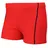 Aquarti Gestreifte Badehose Rot/Schwarz 158