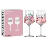 Ritzenhoff & Breker RITZENHOFF 6011004 Aperitifglas 500 ml - 2er Set - Serie Sommersonett Sprizz F25 mit Beerenmotiv - Made in Germany
